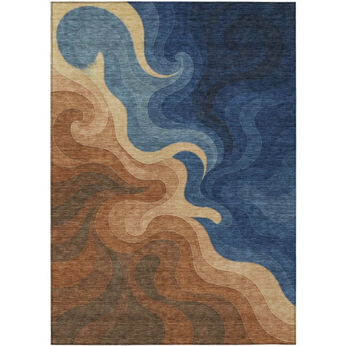 Addison Rugs Chantille Orange ACN2468 8ft. x 10ft. Rect. Rug