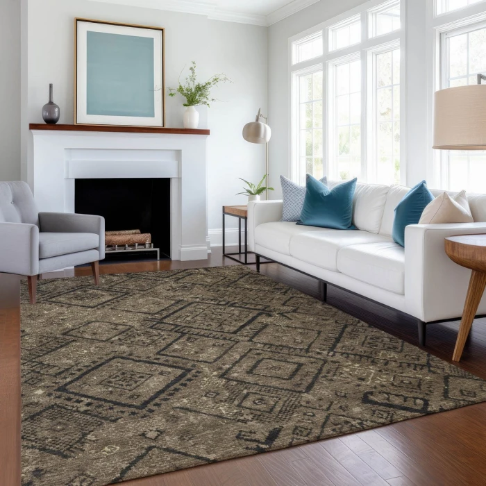 Addison Rugs Chantille Brown ACN2470 8ft. x 10ft. Rect. Rug