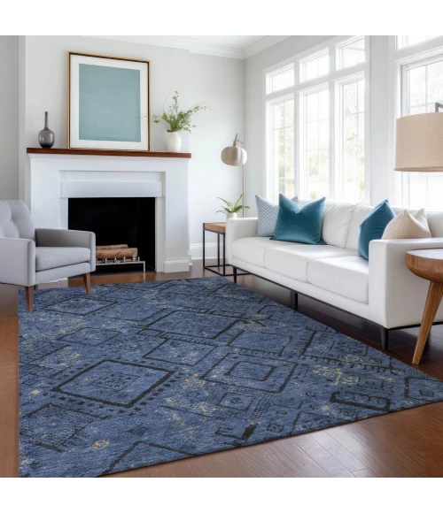 Addison Rugs Chantille Blue ACN2470 5ft. x 7ft.6in. Rect. Rug
