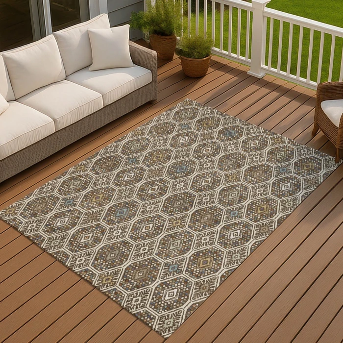 Addison Rugs Chantille Brown ACN2471 5ft. x 7ft.6in. Rect. Rug