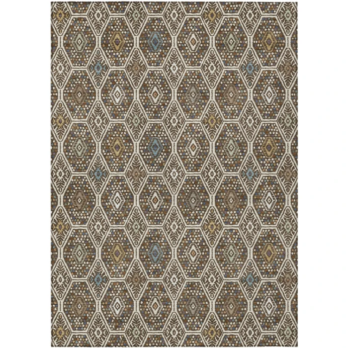 Addison Rugs Chantille Brown ACN2471 5ft. x 7ft.6in. Rect. Rug