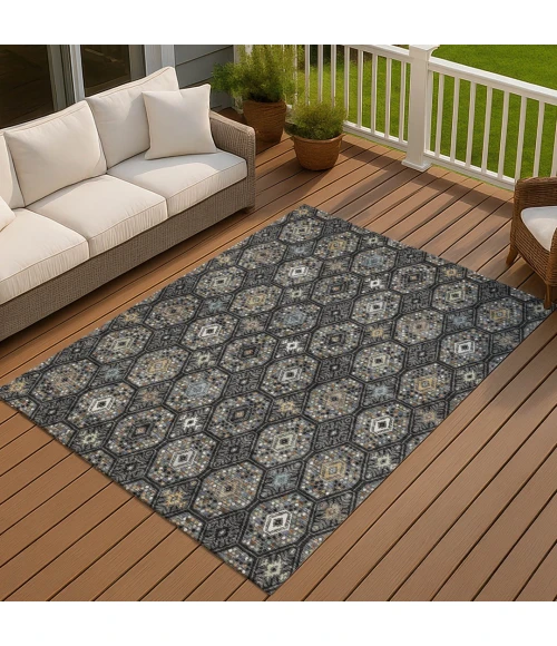 Addison Rugs Chantille Black ACN2471 5ft. x 7ft.6in. Rect. Rug