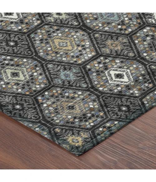 Addison Rugs Chantille Black ACN2471 5ft. x 7ft.6in. Rect. Rug