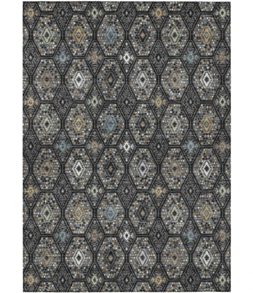 Addison Rugs Chantille Black ACN2471 5ft. x 7ft.6in. Rect. Rug