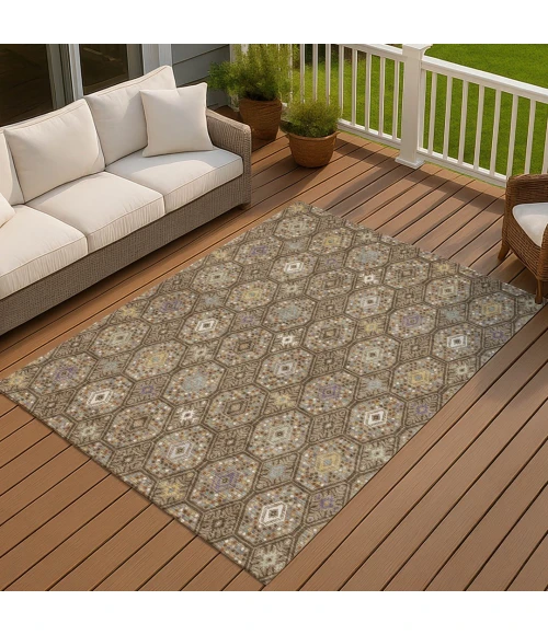 Addison Rugs Chantille Brown ACN2471 5ft. x 7ft.6in. Rect. Rug