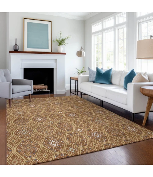 Addison Rugs Chantille Gold ACN2471 5ft. x 7ft.6in. Rect. Rug