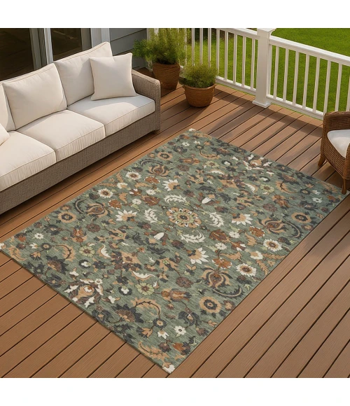 Addison Rugs Chantille Green ACN2473 5ft. x 7ft.6in. Rect. Rug