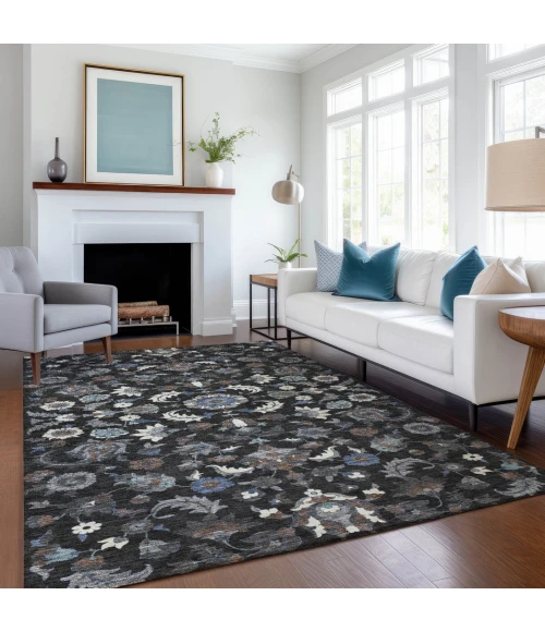 Addison Rugs Chantille Black ACN2473 9ft. x 12ft. Rect. Rug
