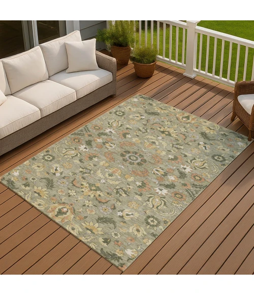 Addison Rugs Chantille Green ACN2473 9ft. x 12ft. Rect. Rug