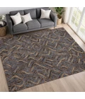 Addison Rugs Chantille Brown ACN2474 5ft. x 7ft.6in. Rect. Rug