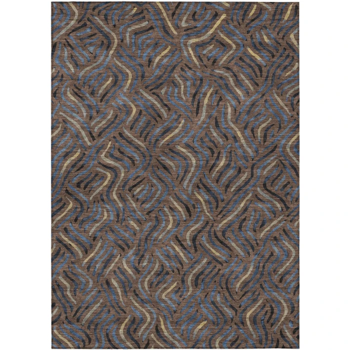 Addison Rugs Chantille Brown ACN2474 5ft. x 7ft.6in. Rect. Rug