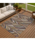 Addison Rugs Chantille Brown ACN2475 5ft. x 7ft.6in. Rect. Rug