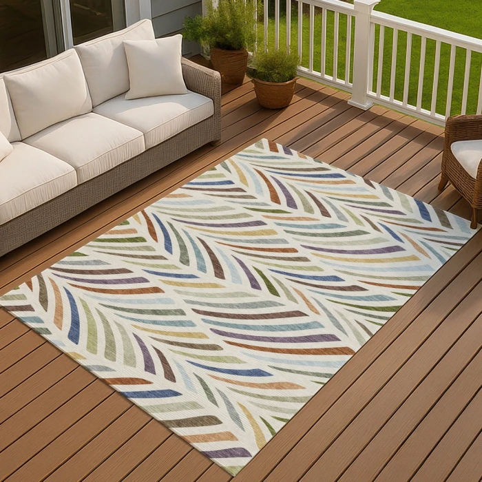 Addison Rugs Chantille Ivory ACN2475 5ft. x 7ft.6in. Rect. Rug