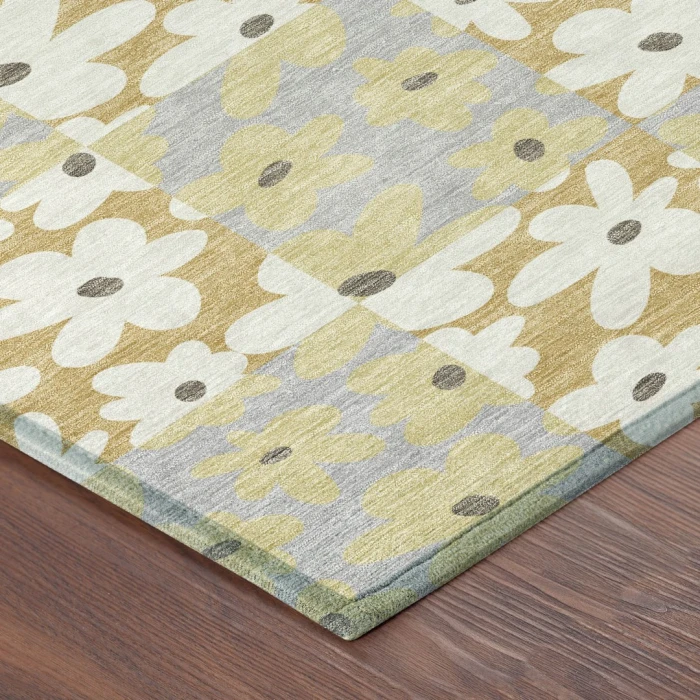 Addison Rugs Chantille Gold ACN2476 9ft. x 12ft. Rect. Rug