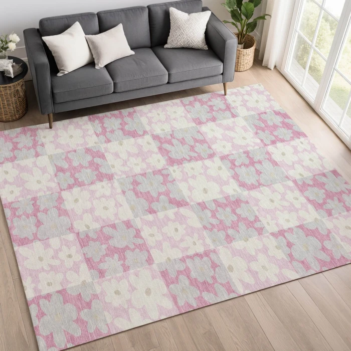 Addison Rugs Chantille Pink ACN2476 5ft. x 7ft.6in. Rect. Rug