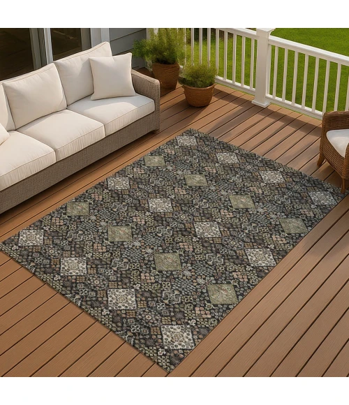 Addison Rugs Chantille Black ACN2477 5ft. x 7ft.6in. Rect. Rug