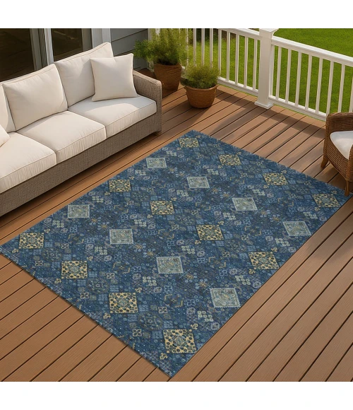 Addison Rugs Chantille Blue ACN2477 8ft. x 10ft. Rect. Rug