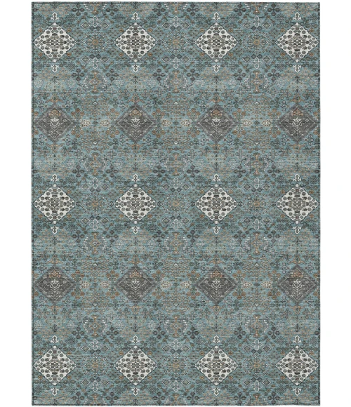 Addison Rugs Chantille Teal ACN2477 5ft. x 7ft.6in. Rect. Rug