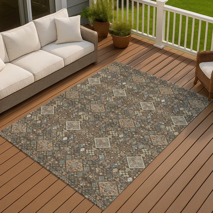 Addison Rugs Chantille Brown ACN2478 5ft. x 7ft.6in. Rect. Rug