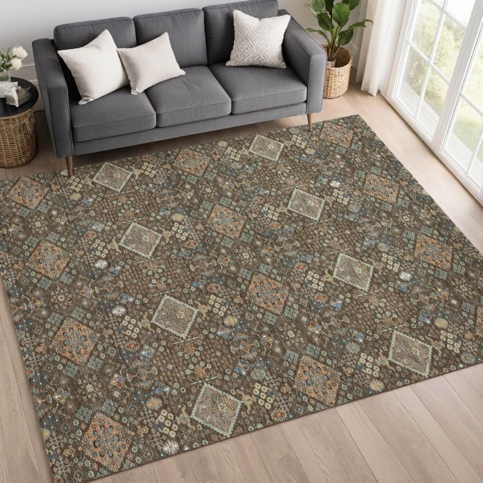 Addison Rugs Chantille Brown ACN2478 5ft. x 7ft.6in. Rect. Rug