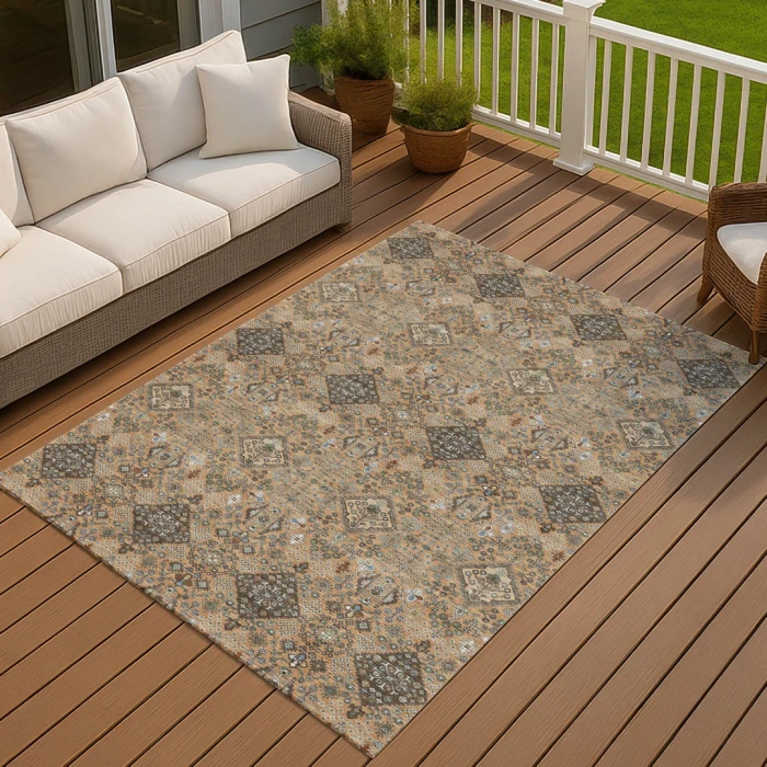 Addison Rugs Chantille Orange ACN2478 5ft. x 7ft.6in. Rect. Rug