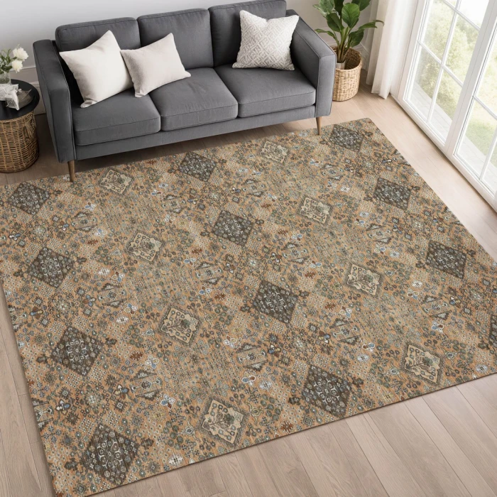 Addison Rugs Chantille Orange ACN2478 5ft. x 7ft.6in. Rect. Rug