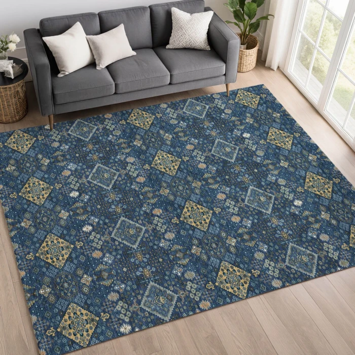 Addison Rugs Chantille Blue ACN2478 9ft. x 12ft. Rect. Rug