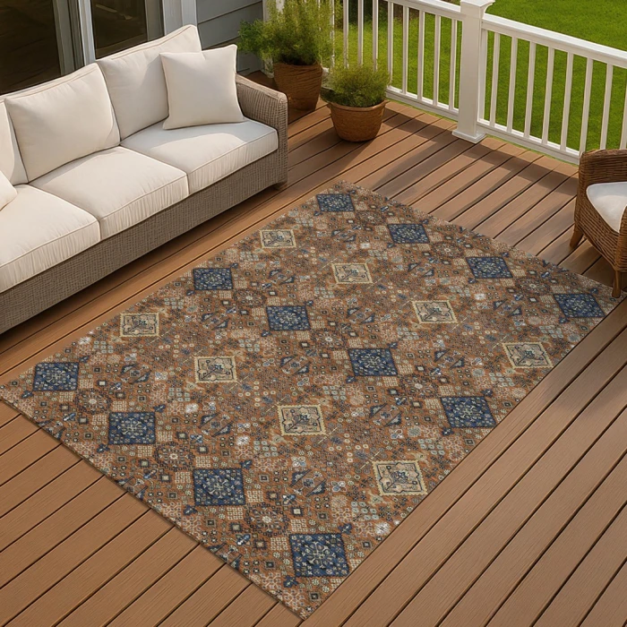 Addison Rugs Chantille Orange ACN2478 9ft. x 12ft. Rect. Rug