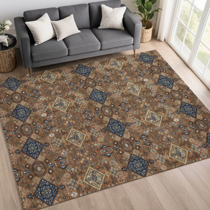 Addison Rugs Chantille Orange ACN2478 9ft. x 12ft. Rect. Rug