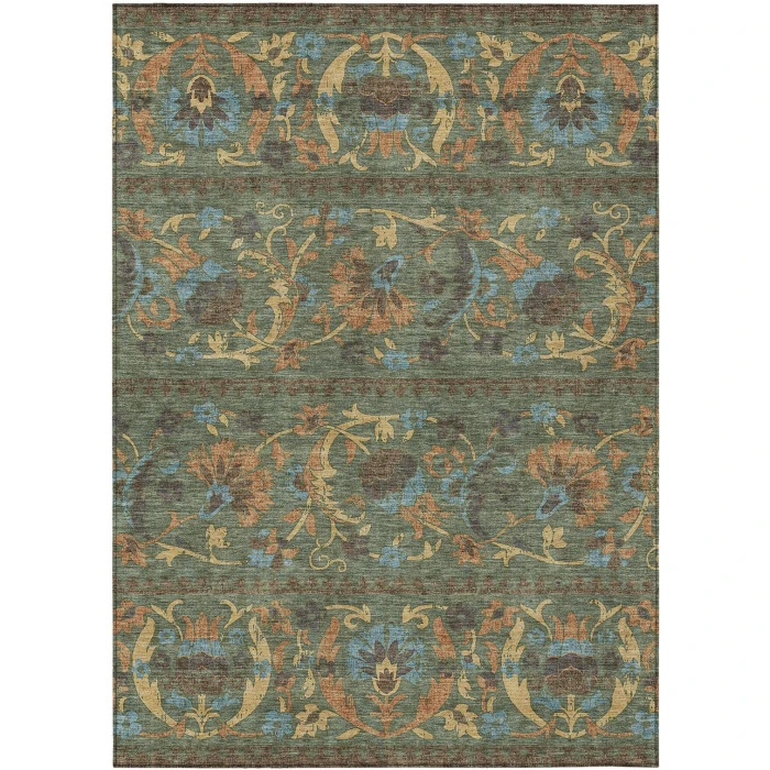 Addison Rugs Chantille Green ACN2480 9ft. x 12ft. Rect. Rug