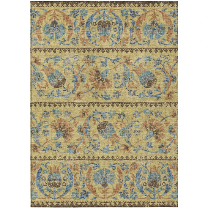 Addison Rugs Chantille Gold ACN2480 9ft. x 12ft. Rect. Rug