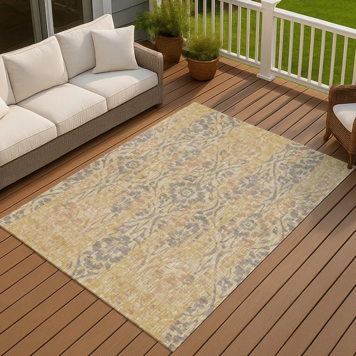 Addison Rugs Chantille Gold ACN2482 8ft. x 10ft. Rect. Rug