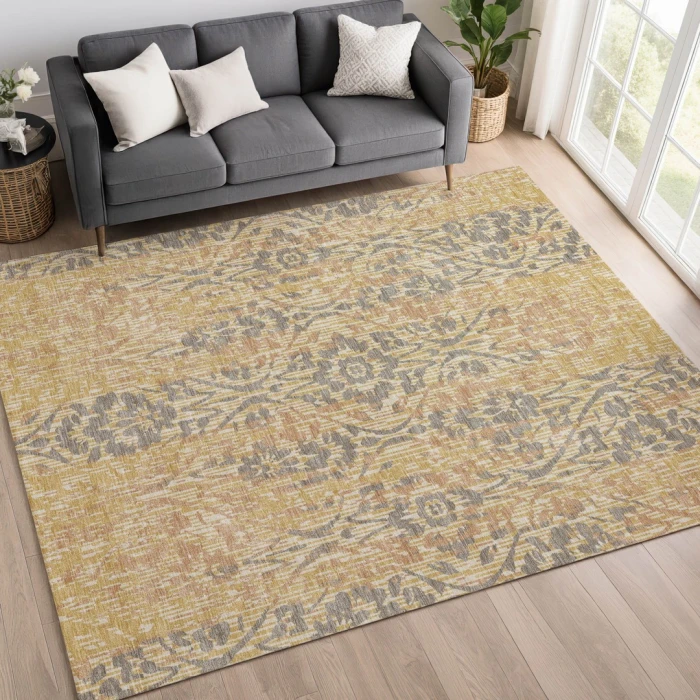 Addison Rugs Chantille Gold ACN2482 8ft. x 10ft. Rect. Rug