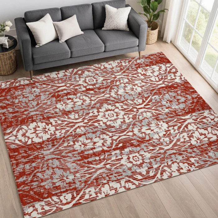 Addison Rugs Chantille Red ACN2482 5ft. x 7ft.6in. Rect. Rug