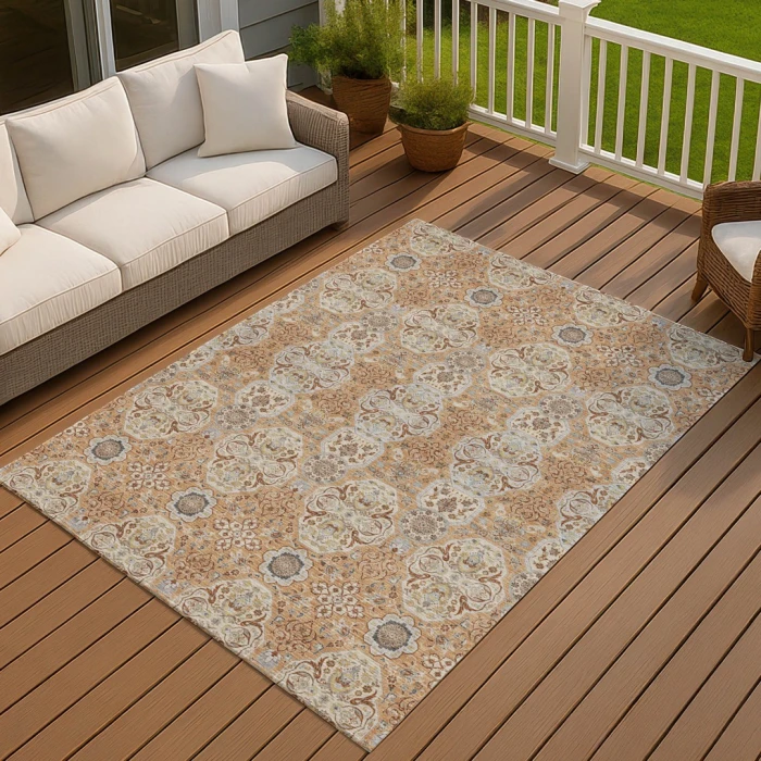 Addison Rugs Chantille Orange ACN2483 5ft. x 7ft.6in. Rect. Rug