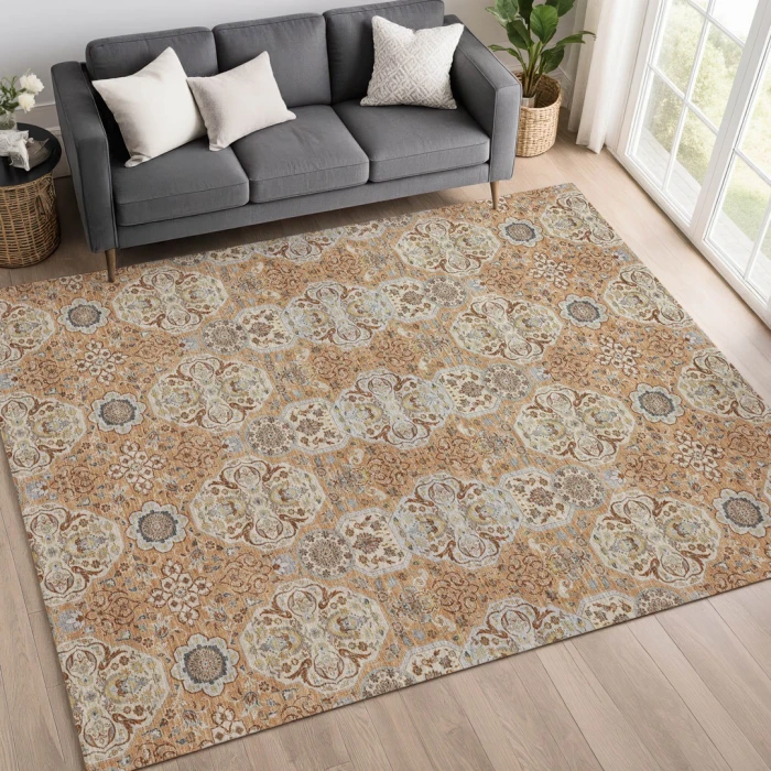 Addison Rugs Chantille Orange ACN2483 5ft. x 7ft.6in. Rect. Rug