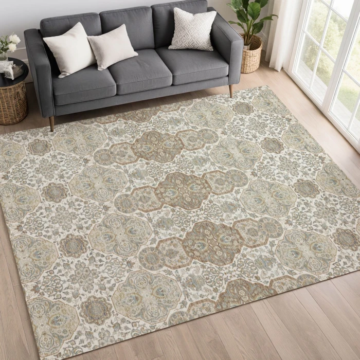 Addison Rugs Chantille Ivory ACN2483 5ft. x 7ft.6in. Rect. Rug