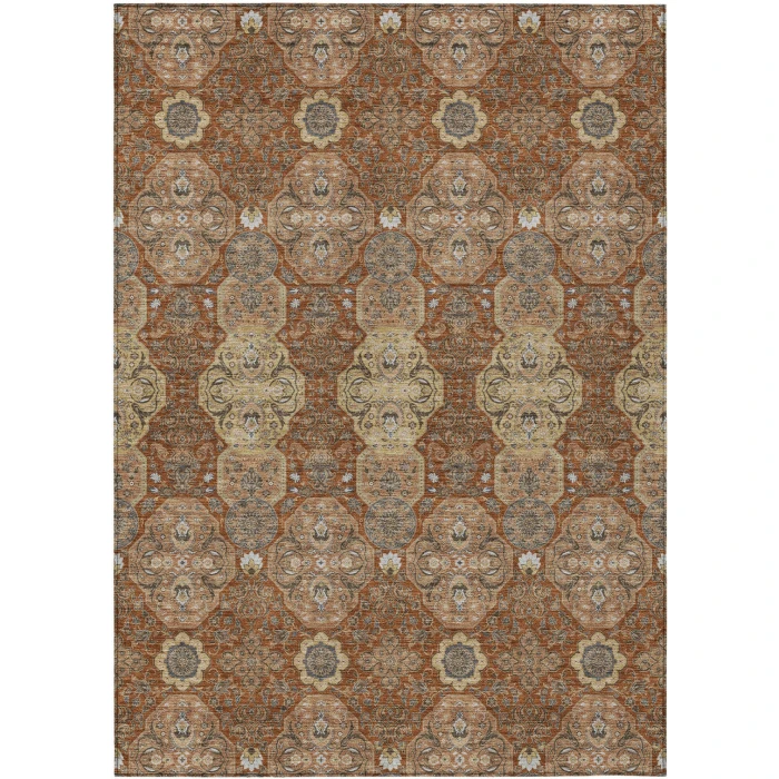 Addison Rugs Chantille Orange ACN2483 5ft. x 7ft.6in. Rect. Rug