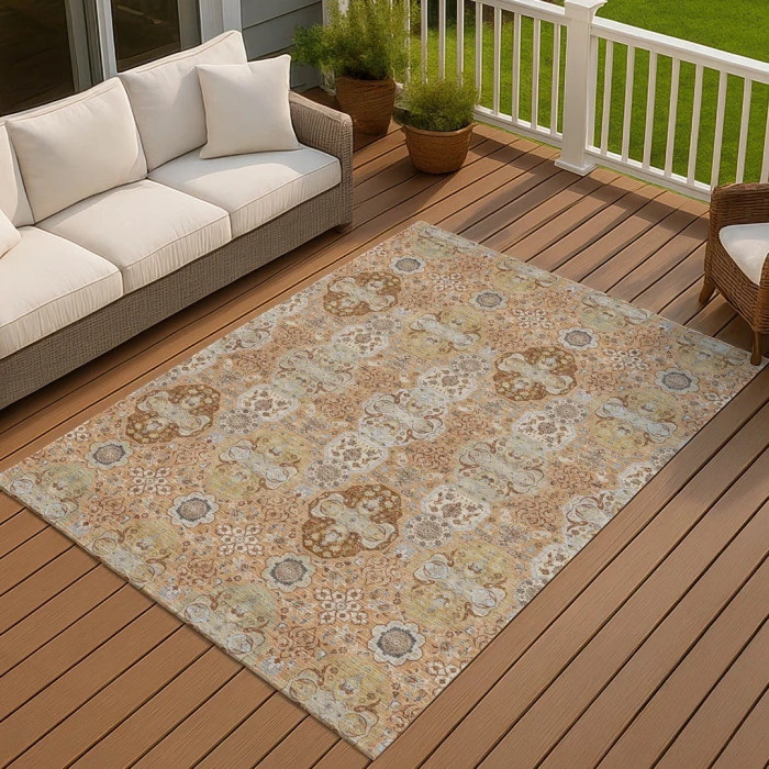 Addison Rugs Chantille Orange ACN2484 5ft. x 7ft.6in. Rect. Rug
