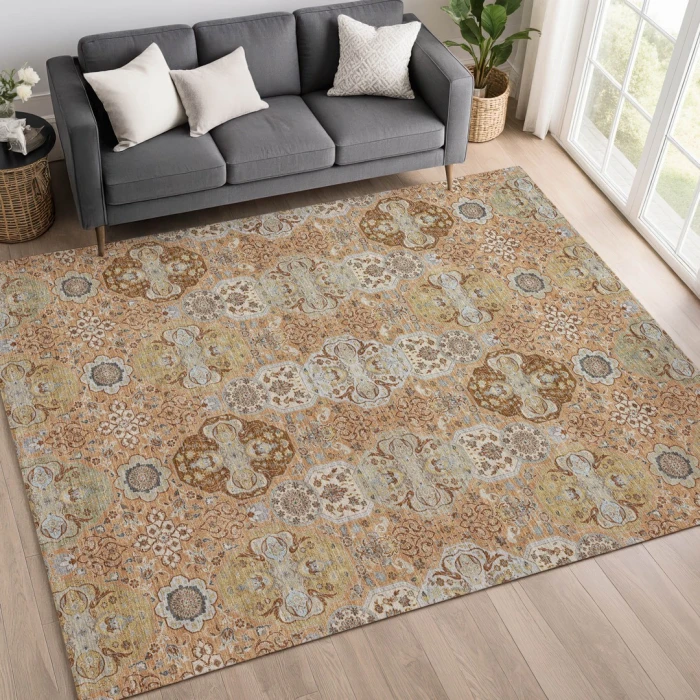 Addison Rugs Chantille Orange ACN2484 5ft. x 7ft.6in. Rect. Rug
