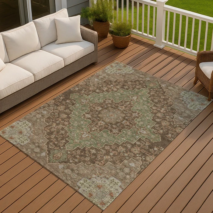 Addison Rugs Chantille Brown ACN2486 8ft. x 10ft. Rect. Rug