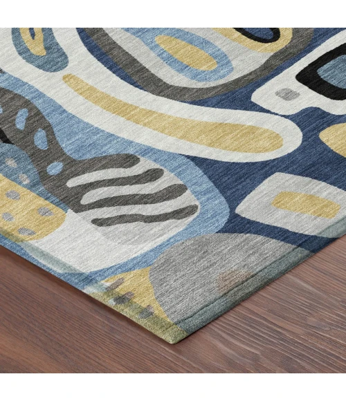 Addison Rugs Chantille Blue ACN2488 5ft. x 7ft.6in. Rect. Rug
