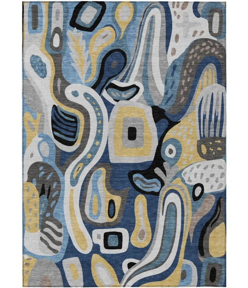 Addison Rugs Chantille Blue ACN2488 5ft. x 7ft.6in. Rect. Rug