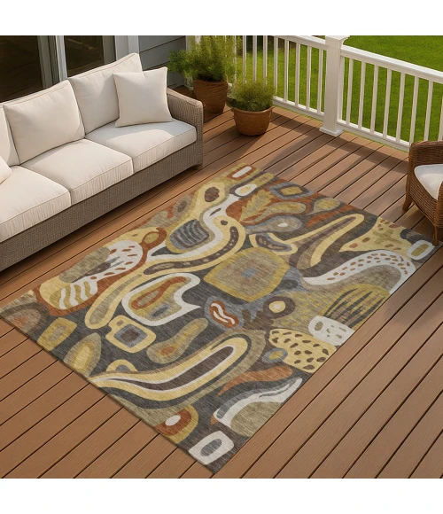 Addison Rugs Chantille Brown ACN2488 5ft. x 7ft.6in. Rect. Rug