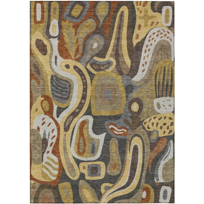 Addison Rugs Chantille Brown ACN2488 5ft. x 7ft.6in. Rect. Rug