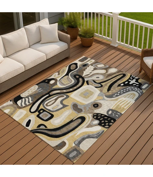 Addison Rugs Chantille Gold ACN2488 5ft. x 7ft.6in. Rect. Rug