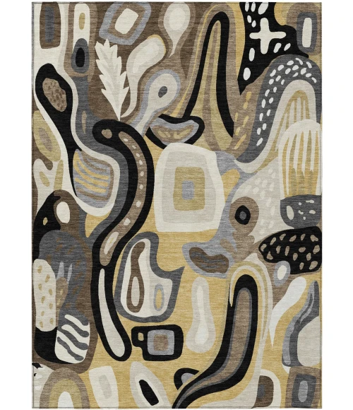 Addison Rugs Chantille Gold ACN2488 5ft. x 7ft.6in. Rect. Rug
