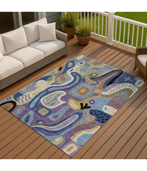 Addison Rugs Chantille Purple ACN2488 5ft. x 7ft.6in. Rect. Rug