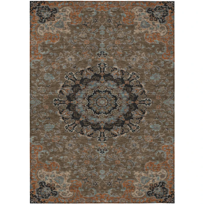 Addison Rugs Chantille Brown ACN2489 9ft. x 12ft. Rect. Rug