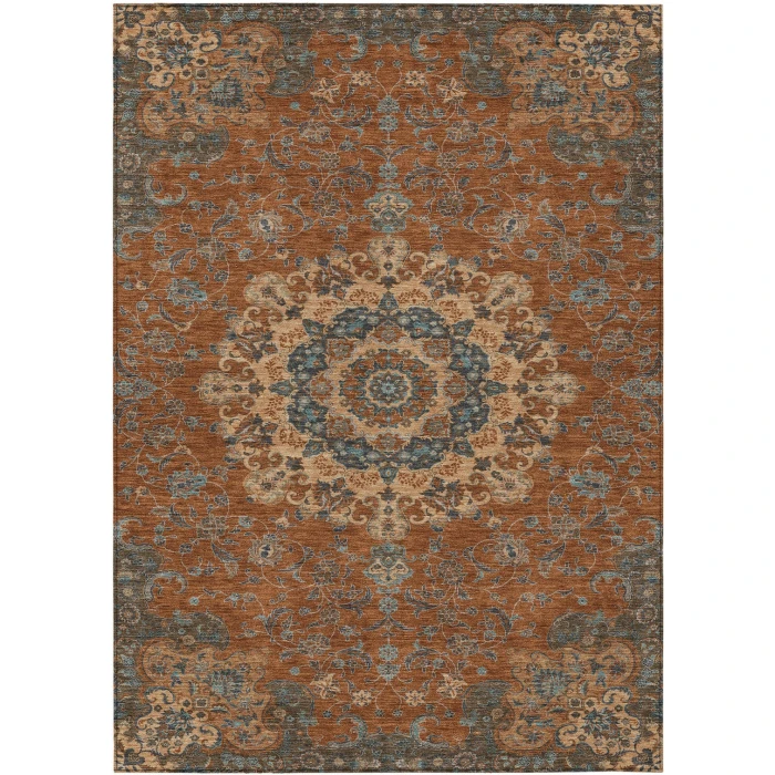 Addison Rugs Chantille Orange ACN2489 5ft. x 7ft.6in. Rect. Rug